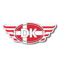 Dekal landsflagga - DK