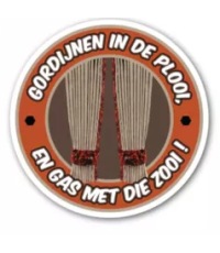 Dekal Gordijnen in de plooi