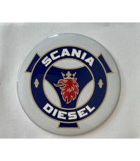 Dekal till nav - Scania Diesel vit