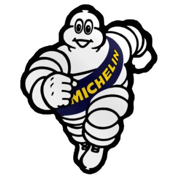 Dekal Michelin 3D "running"