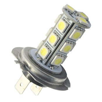 Ledlampa H7 xenonvit 18 SMD 12V