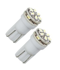 Diodlampa 12V 9 SMD LED W5W - Xenonvit