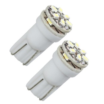 Diodlampa 12V 9 SMD LED W5W - Xenonvit