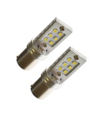 Diodlampa vit 12 x samsungdioder BA15s 12V