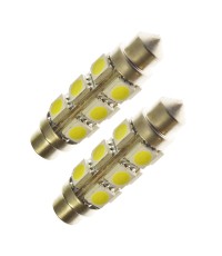 LED lampa xenonvit 42 mm 12SMD 12V