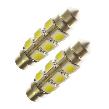 LED lampa xenonvit 42 mm 12SMD 12V