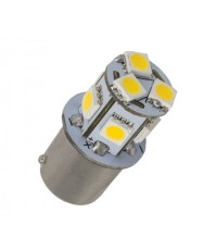 Diodlampa varmvit 8 SMD BA15s 24V