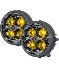LEDSON DRL-insats som passar till  Scania 4 och R-serie (Gul, ett par)