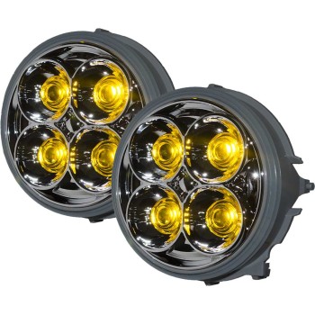 LEDSON DRL-insats som passar till  Scania 4 och R-serie (Gul, ett par)