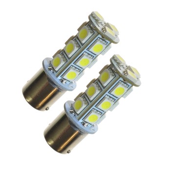 Diodlampa vit 360 grader 18SMD 12V