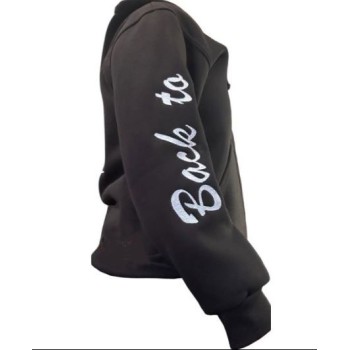 Hoodie Old Skool Club Wheel med brodyr - M