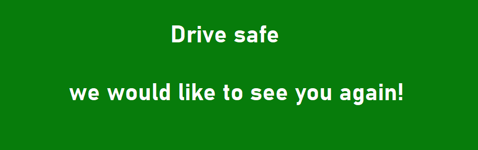 drive safe grön