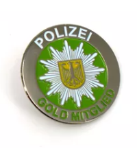 Pin Polizei Gold Mitglied