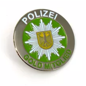 Pin Polizei Gold Mitglied