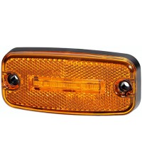 Positionslykta/sidomarkering LED med reflex orange