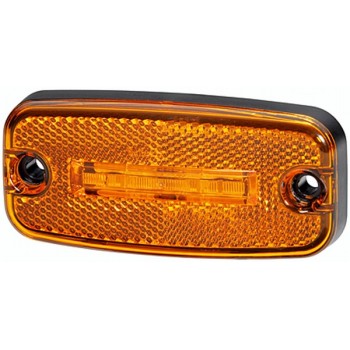 Positionslykta/sidomarkering LED med reflex orange