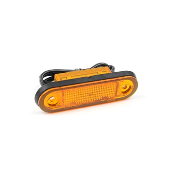 Hella sidomarkeringslykta 8-28V LED orange