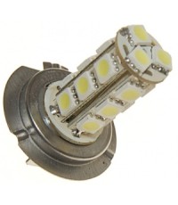 Ledlampa H7, 24V, 18 SMDled - Orange