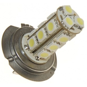 Ledlampa H7, 24V, 18 SMDled - Orange