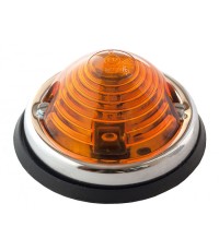 Sidomarkeringslampa orange med kromsarg