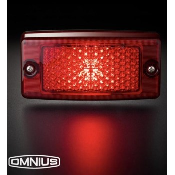 Omnius sidomarkering LED röd