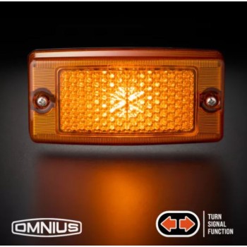 Omnius sidomarkering LED orange