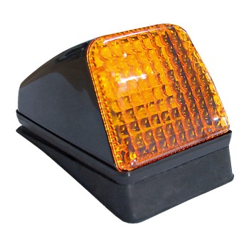 Taklampa orange lins LED