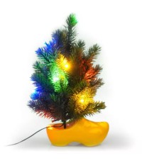 Julgran LED belysning i holländsk gul toffel