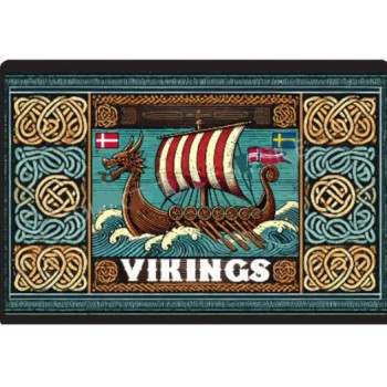 Golvmatta Vikingaskepp