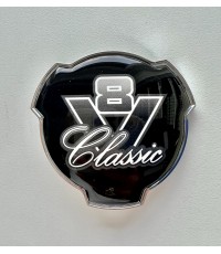 Emblem Scania V8 Classic i plast