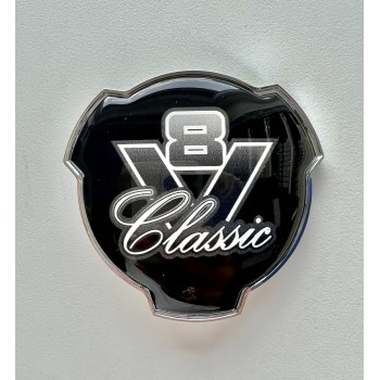 Emblem Scania V8 Classic i plast