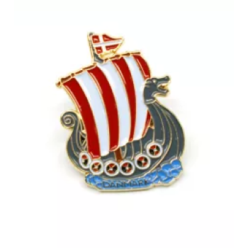 Pin Danmark viking båt