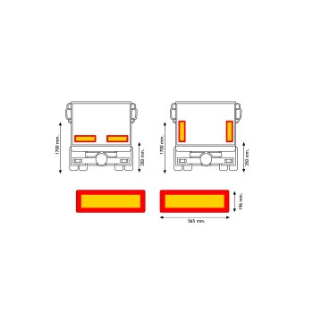 EU Släp reflex aluminium