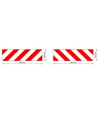 Bredlast sidomarkering aluminium