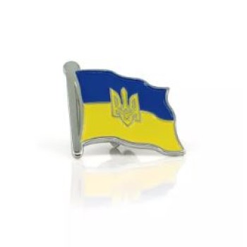Pin flagga Ukraina