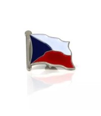 Pin flagga TJeckien